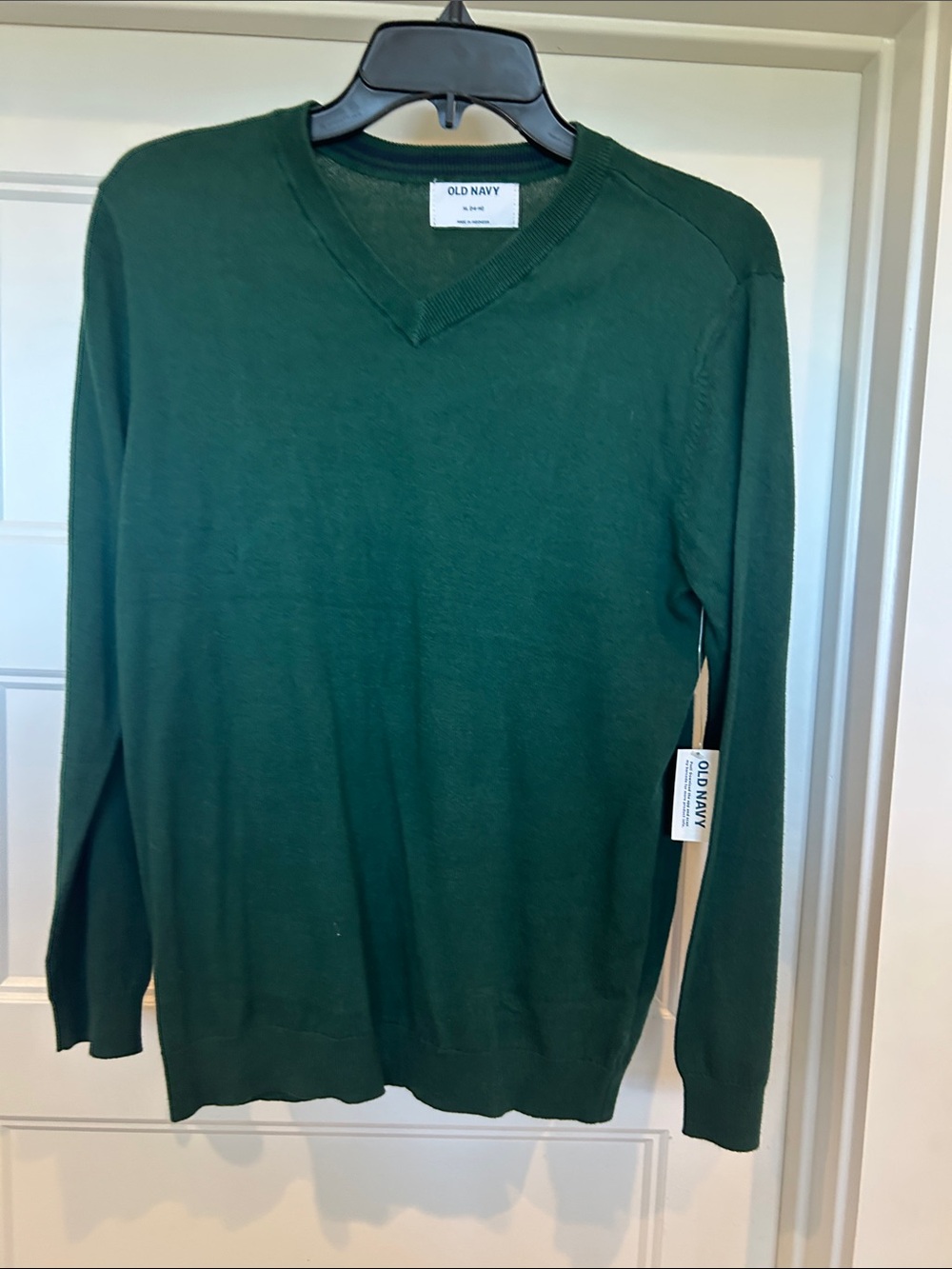 Old Navy Dark Green V-Neck Sweater